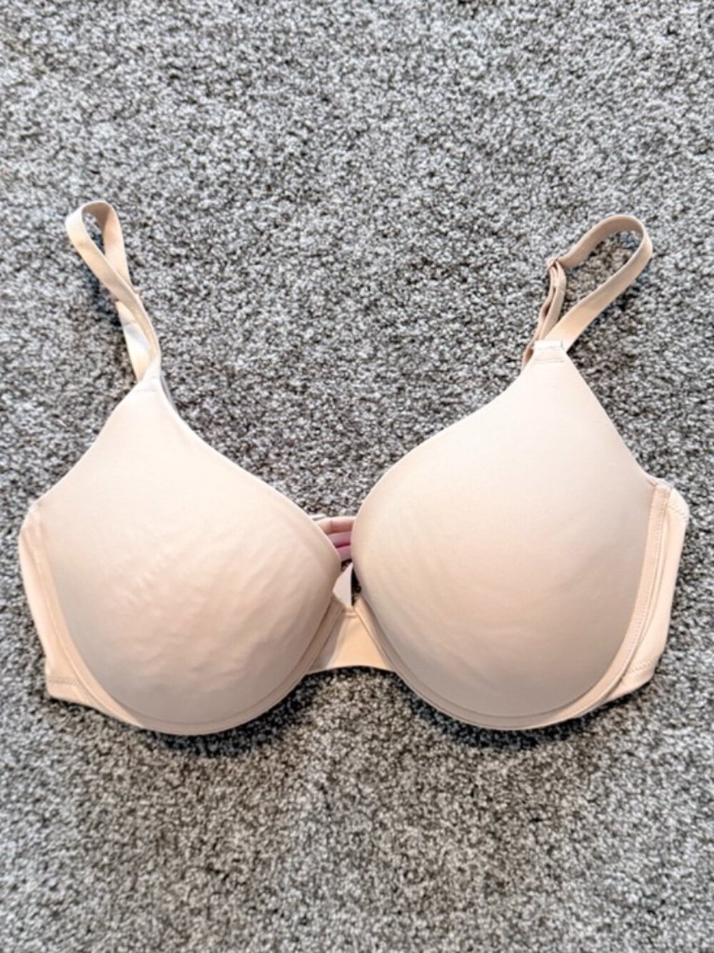 PINK Victoria’s Secret Beige Wear Everywhere Push-Up Bra - Size 36DD